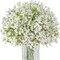 Artificial Baby’s Breath Flowers 10pcs Gypsophila Faux Flowers Bulk for Wedding Decor